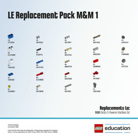 LE набор с запасными частями «Машины и механизмы» 1LE Replacement Pack M&M 1