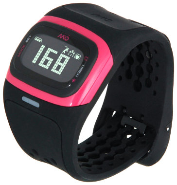 Cпортивные часы MIO Alpha 2, Pink черный/розовый S/m