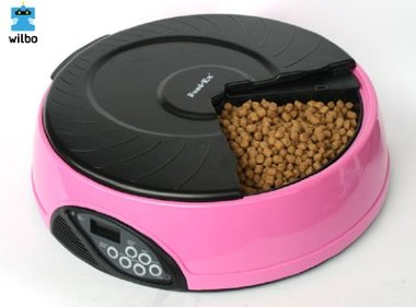 Автоматическая кормушка Feed-Ex для кошек и собак с ЖК дисплеем.